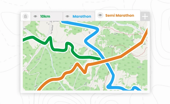 L'affichage multi-parcours