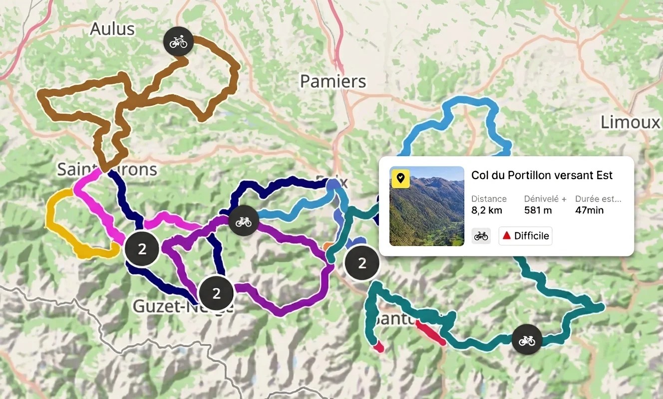 Embedding a route collection on a website