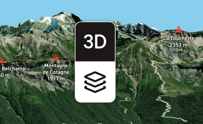 3D Maps: visualize the terrain of your routes