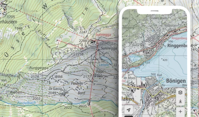 Cartes SwissTopo